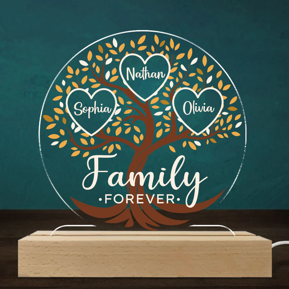 Loving Family - Personalized Custom LED Light - Image 3