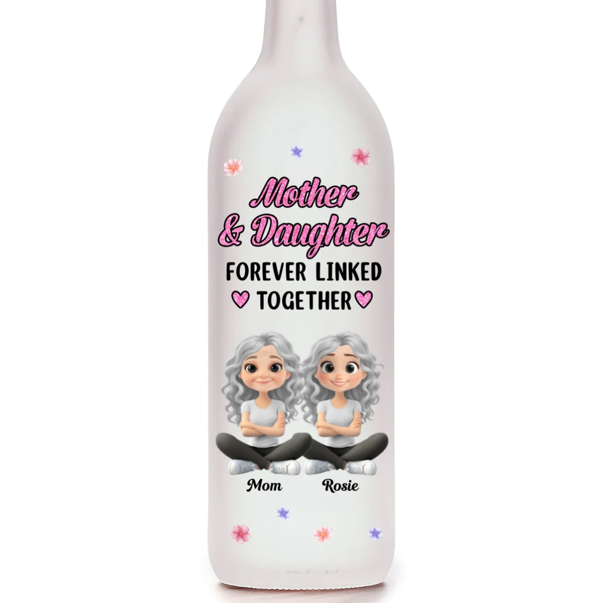 Loving Gift For Mommy - Personalized Custom Bottle Lamp - Image 7