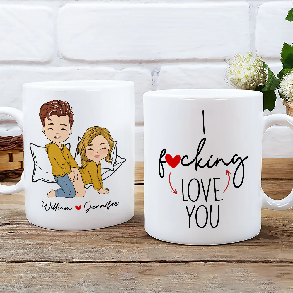 Loving You - Personalized Custom Coffee Mug - Image 2