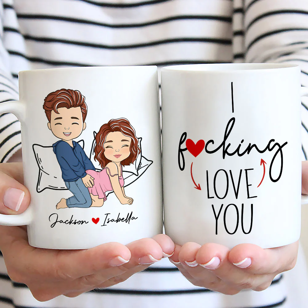 Loving You - Personalized Custom Coffee Mug - Image 3
