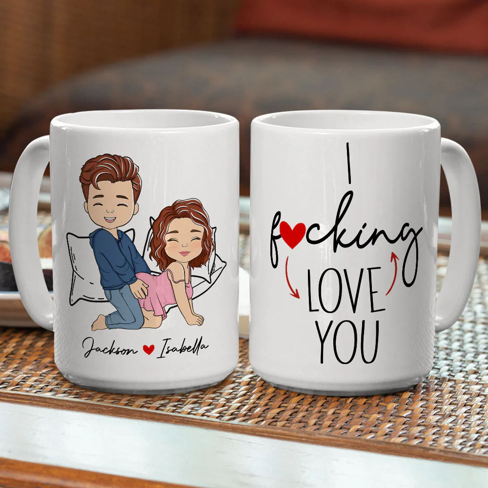 Loving You - Personalized Custom Coffee Mug - Image 4