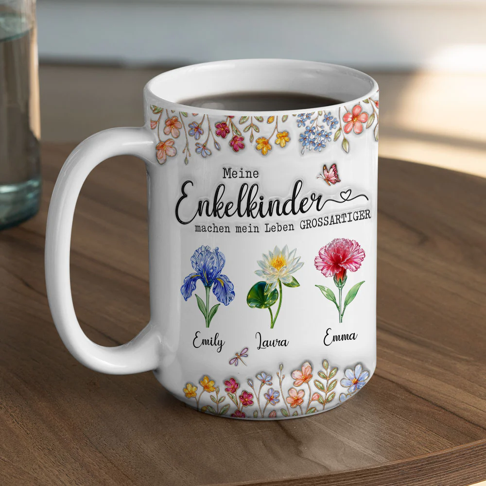 Machen Sie das Leben großartiger mit tollen Kindern – Personalisierte Tasse mit 3D-Aufpuste-Effekt - Image 5