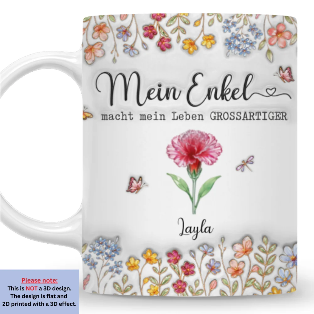 Machen Sie das Leben großartiger mit tollen Kindern – Personalisierte Tasse mit 3D-Aufpuste-Effekt - Image 7