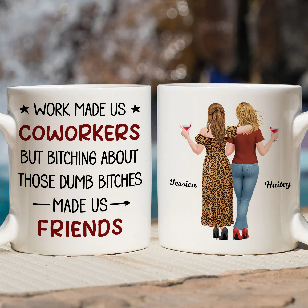 Made Us Friend - Personalized Custom Coffee Mug - Image 2