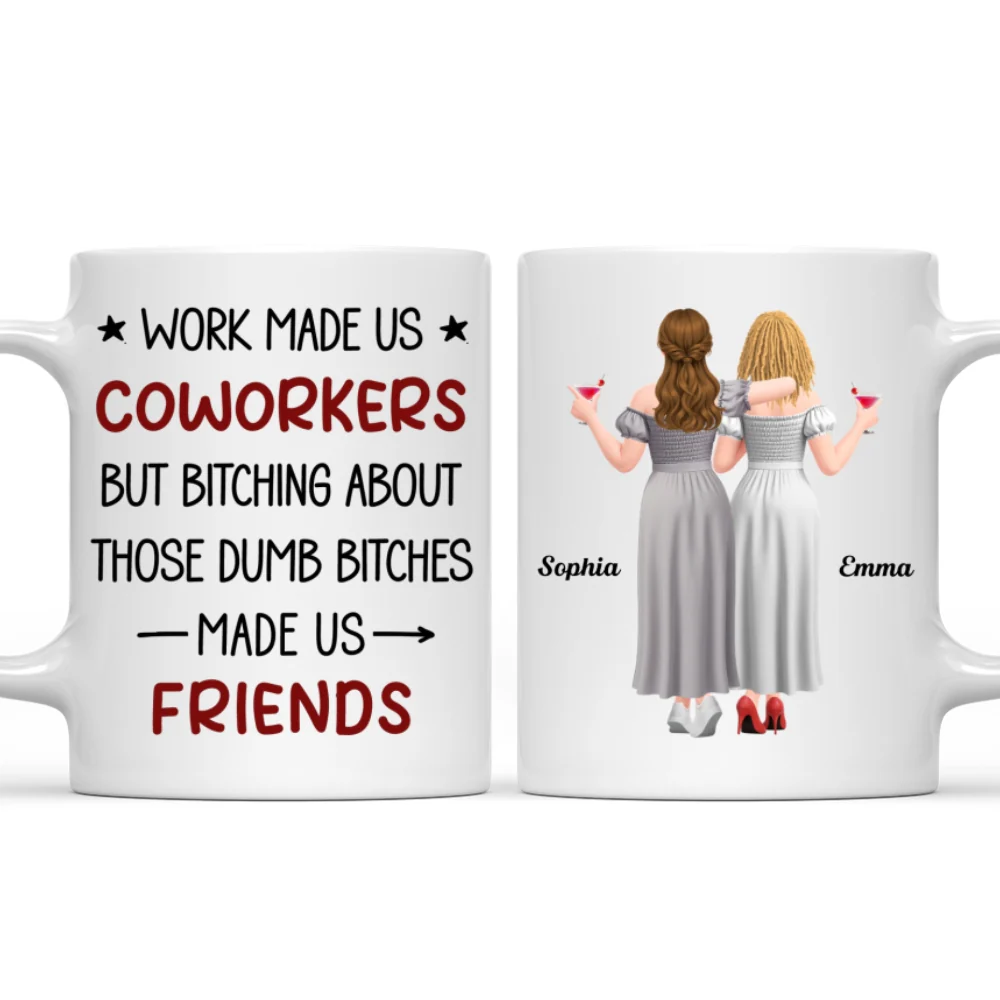 Made Us Friend - Personalized Custom Coffee Mug - Image 7