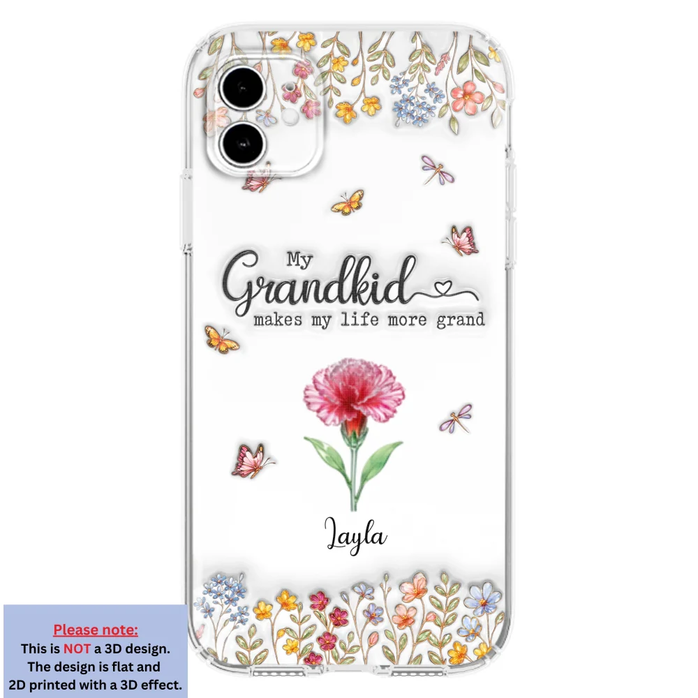 Make Life More Grand With Lovely Kids - Personalized Custom 3D Inflated Effect Phone Case - Image 10