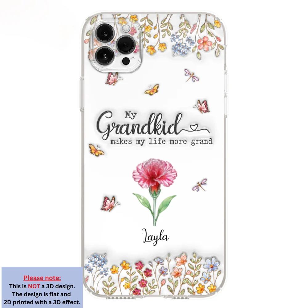 Make Life More Grand With Lovely Kids - Personalized Custom 3D Inflated Effect Phone Case - Image 11