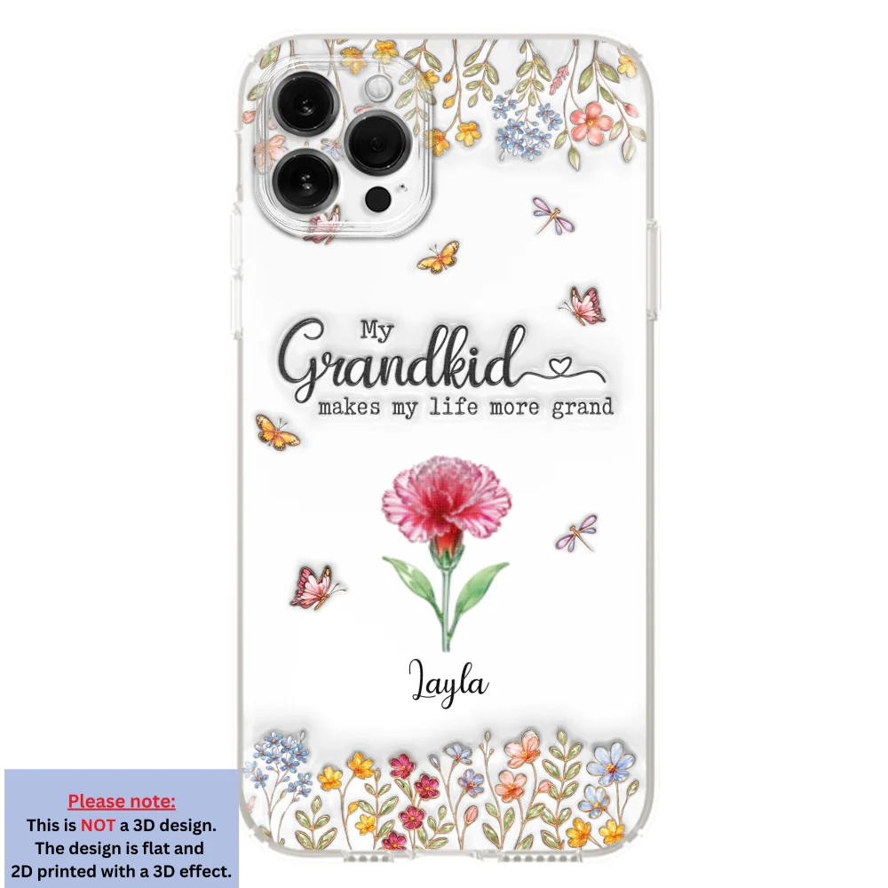 Make Life More Grand With Lovely Kids - Personalized Custom 3D Inflated Effect Phone Case - Image 12