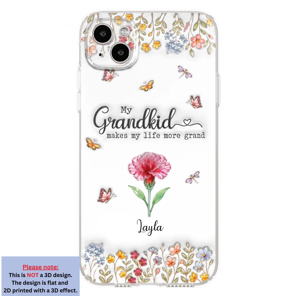Make Life More Grand With Lovely Kids - Personalized Custom 3D Inflated Effect Phone Case - Image 13