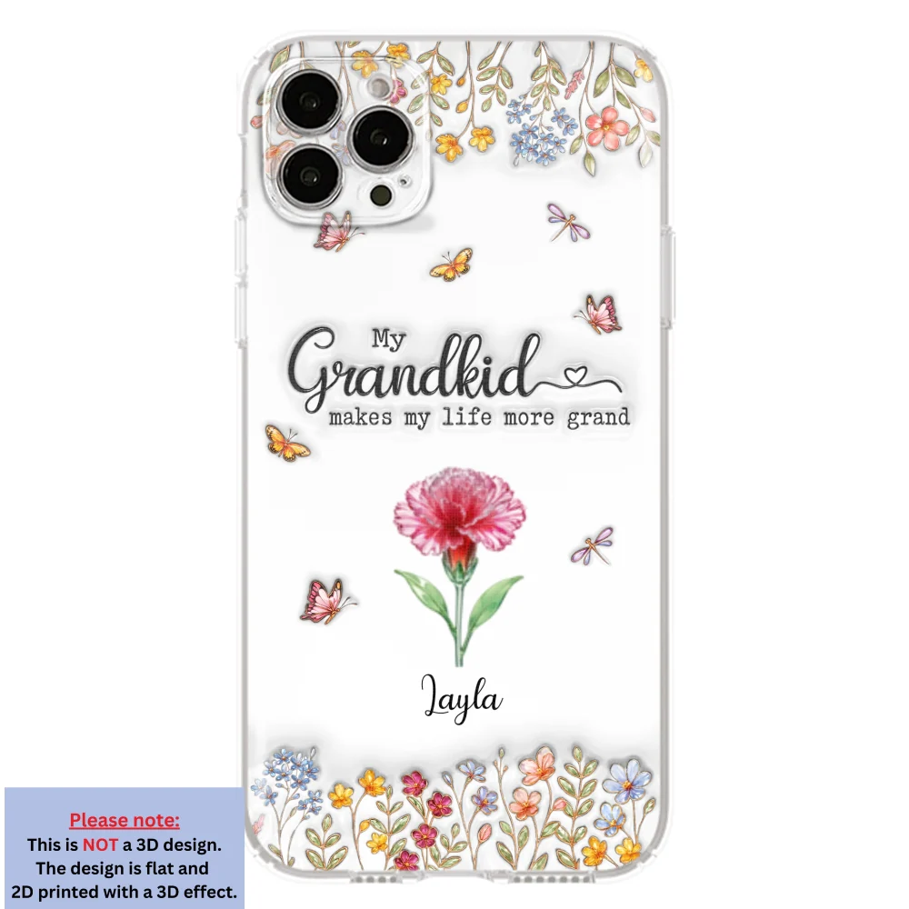 Make Life More Grand With Lovely Kids - Personalized Custom 3D Inflated Effect Phone Case - Image 15
