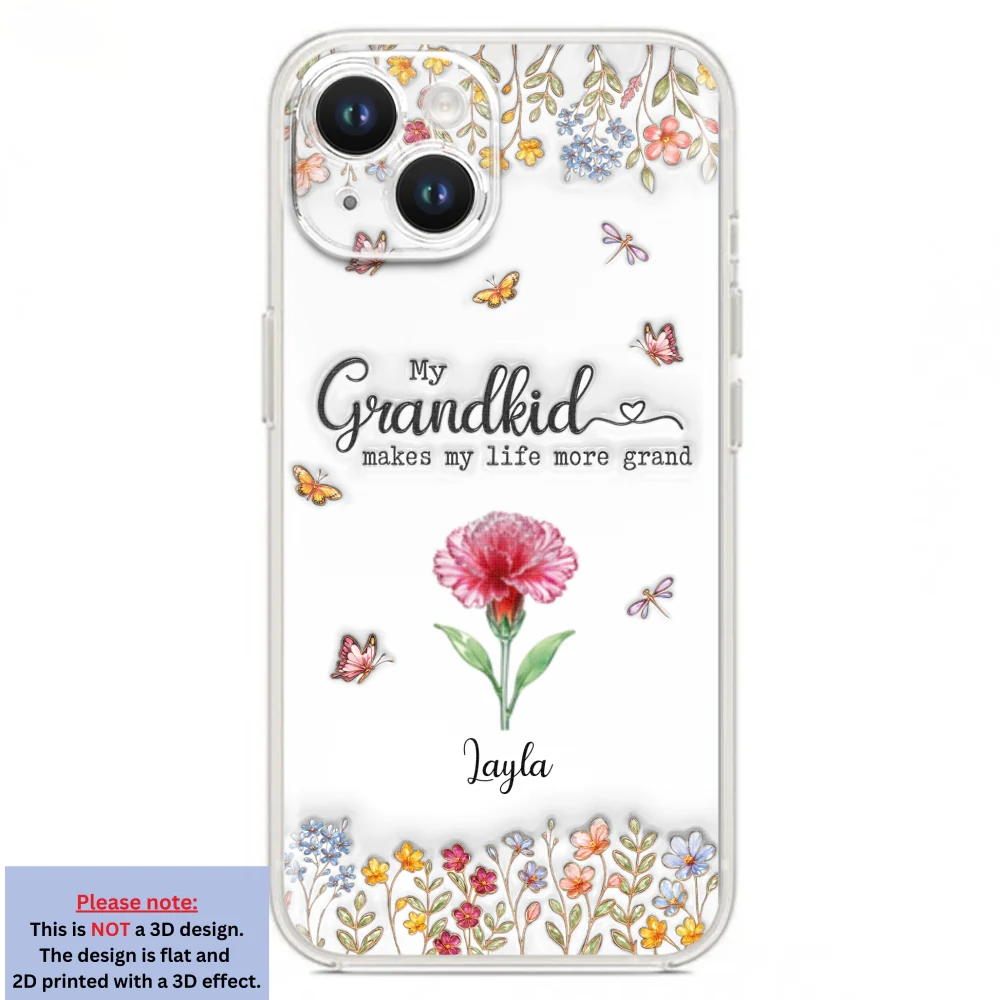 Make Life More Grand With Lovely Kids - Personalized Custom 3D Inflated Effect Phone Case - Image 16