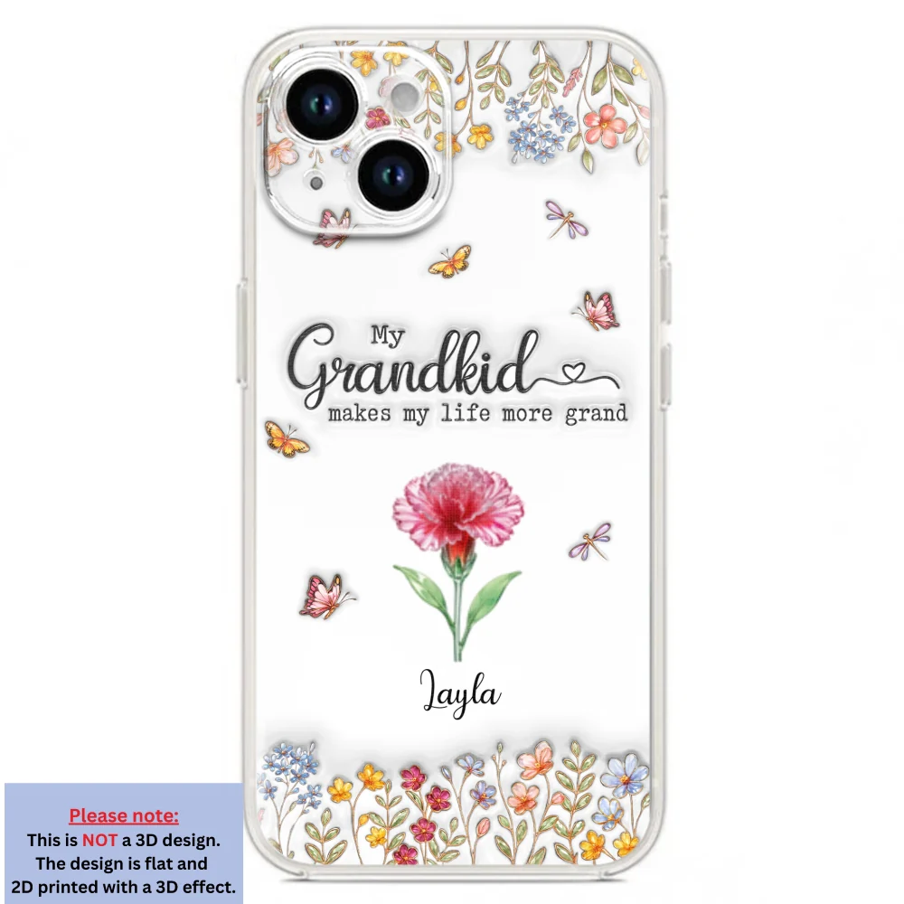 Make Life More Grand With Lovely Kids - Personalized Custom 3D Inflated Effect Phone Case - Image 17