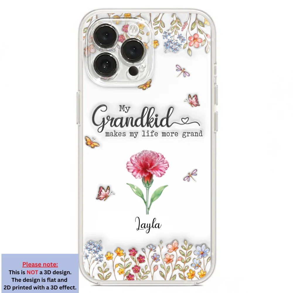 Make Life More Grand With Lovely Kids - Personalized Custom 3D Inflated Effect Phone Case - Image 19