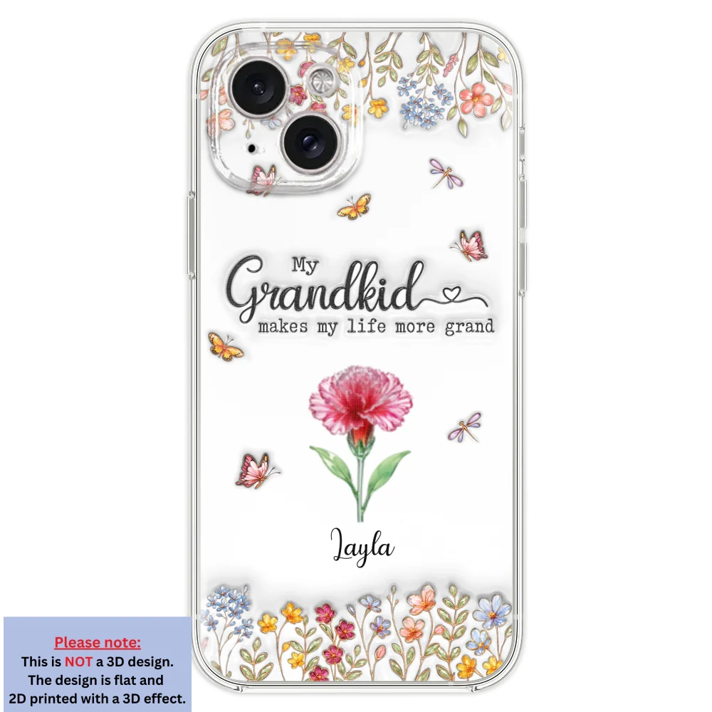 Make Life More Grand With Lovely Kids - Personalized Custom 3D Inflated Effect Phone Case - Image 20