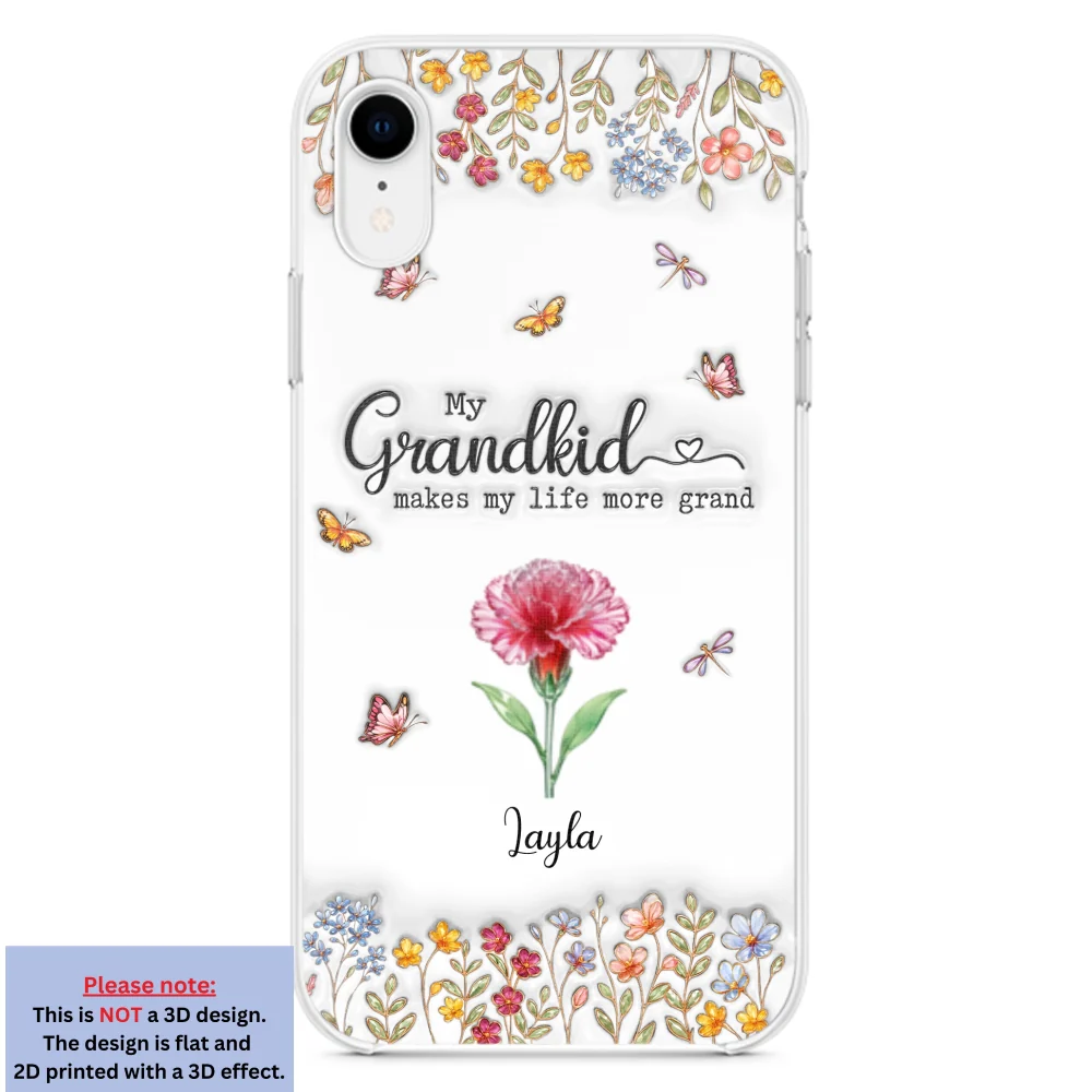 Make Life More Grand With Lovely Kids - Personalized Custom 3D Inflated Effect Phone Case - Image 22