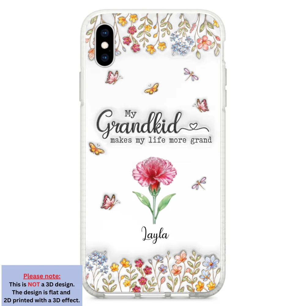 Make Life More Grand With Lovely Kids - Personalized Custom 3D Inflated Effect Phone Case - Image 23