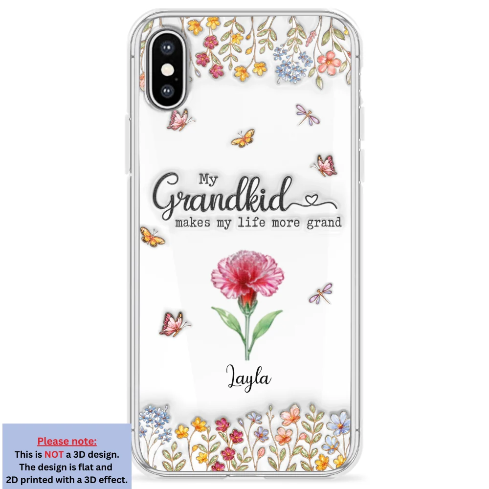 Make Life More Grand With Lovely Kids - Personalized Custom 3D Inflated Effect Phone Case - Image 24