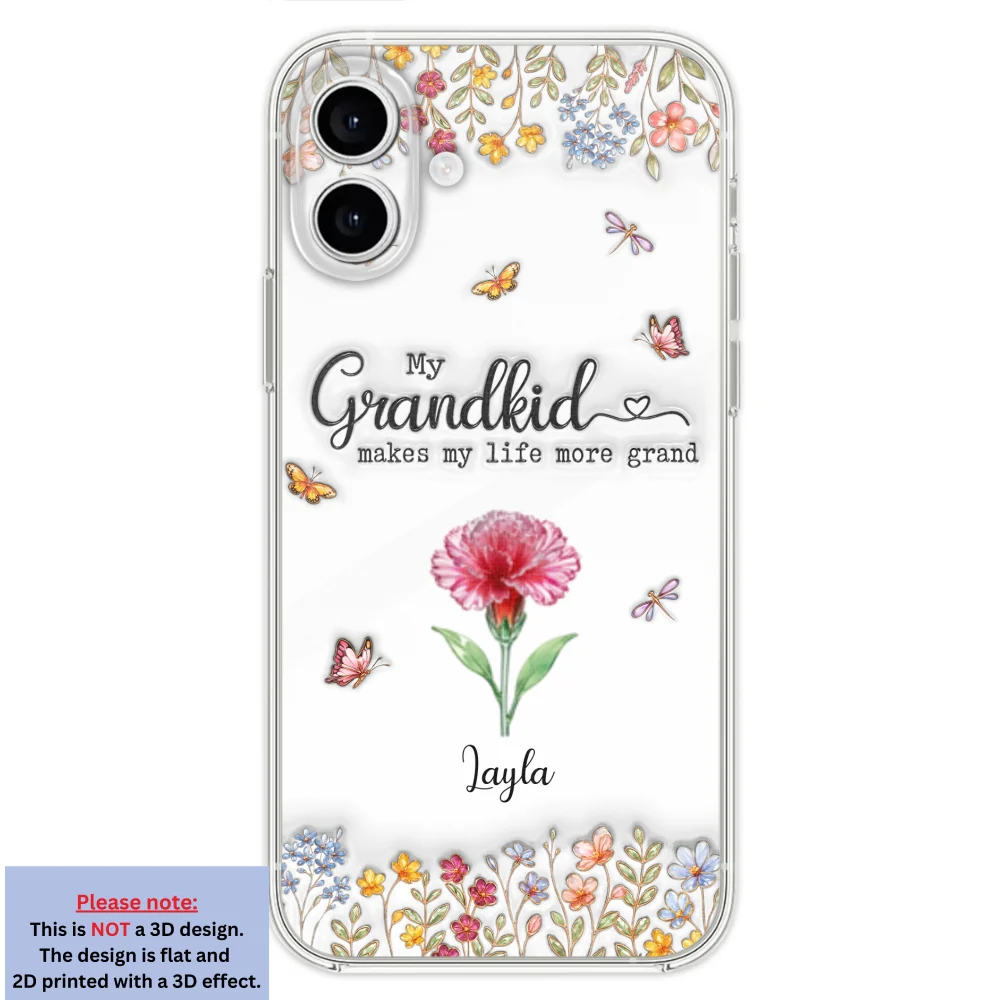 Make Life More Grand With Lovely Kids - Personalized Custom 3D Inflated Effect Phone Case - Image 25