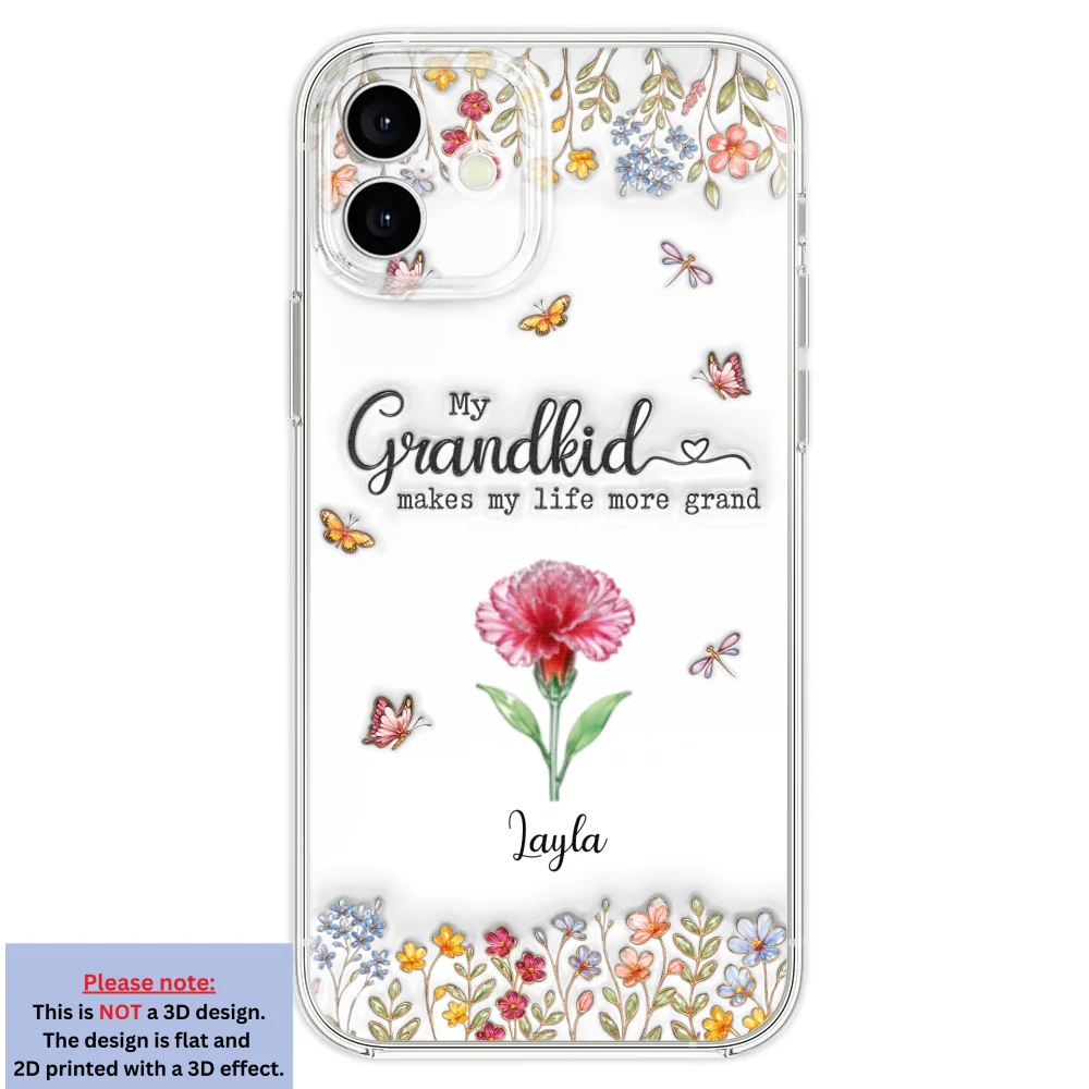 Make Life More Grand With Lovely Kids - Personalized Custom 3D Inflated Effect Phone Case - Image 27