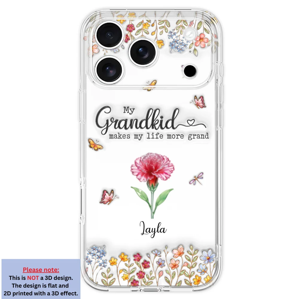Make Life More Grand With Lovely Kids - Personalized Custom 3D Inflated Effect Phone Case - Image 29