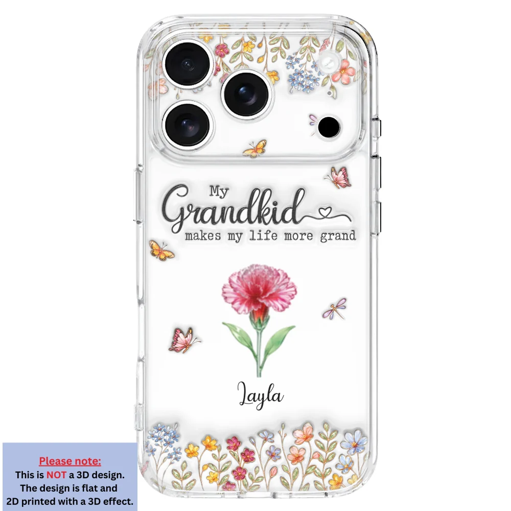 Make Life More Grand With Lovely Kids - Personalized Custom 3D Inflated Effect Phone Case - Image 30