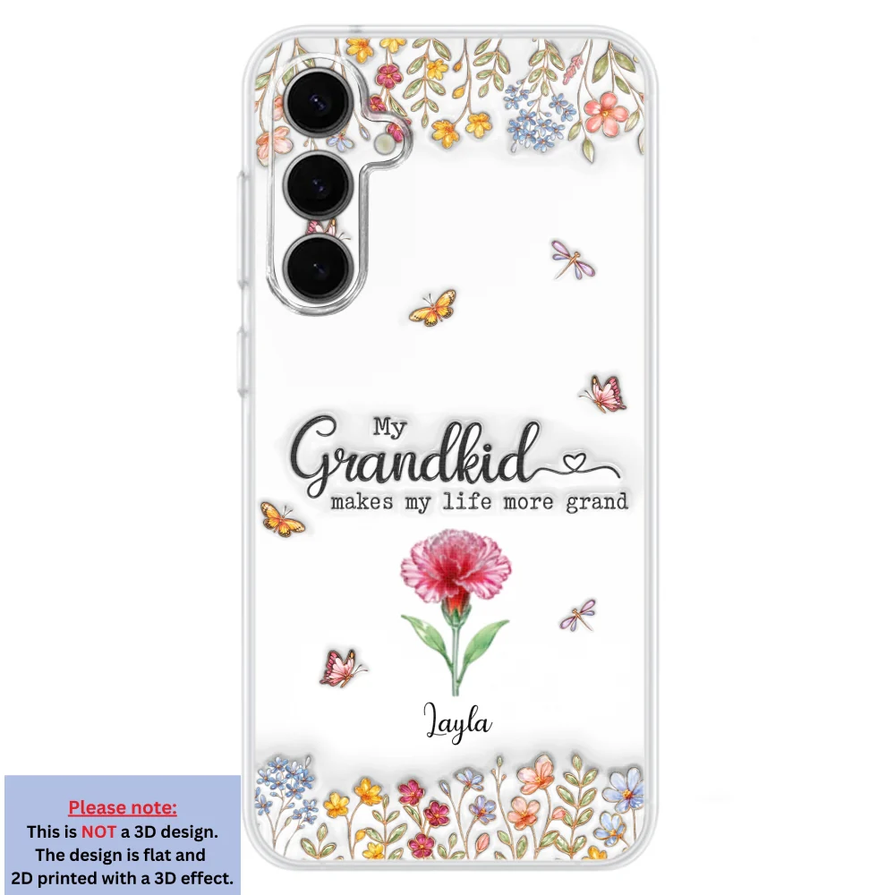 Make Life More Grand With Lovely Kids - Personalized Custom 3D Inflated Effect Phone Case - Image 33