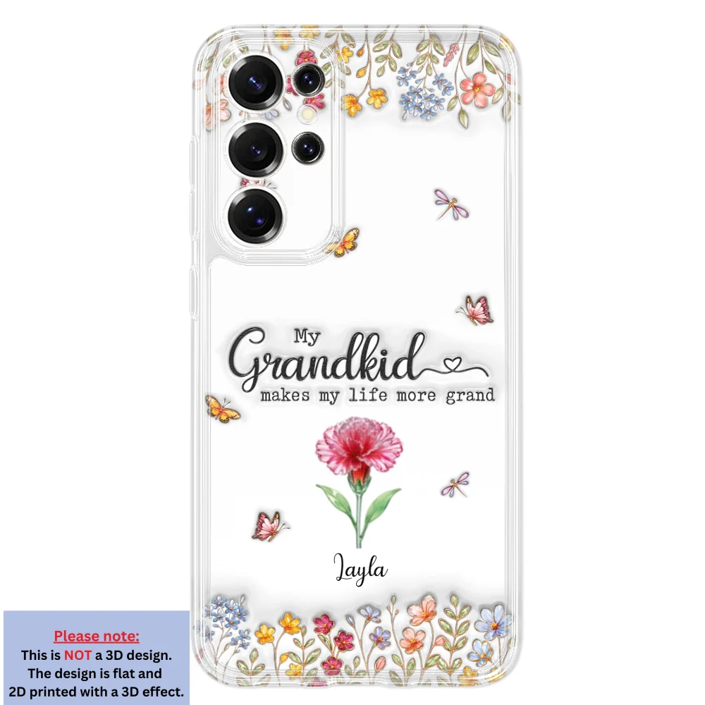 Make Life More Grand With Lovely Kids - Personalized Custom 3D Inflated Effect Phone Case - Image 35