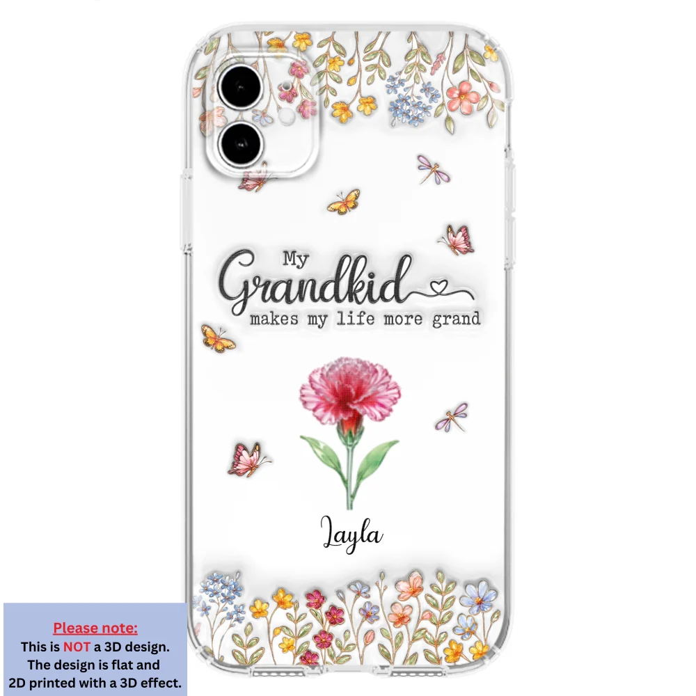 Make Life More Grand With Lovely Kids - Personalized Custom 3D Inflated Effect Phone Case - Image 7