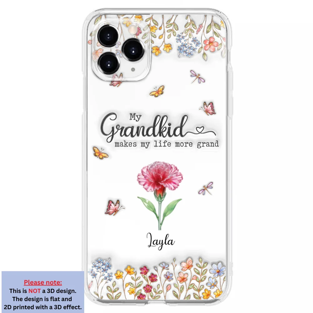 Make Life More Grand With Lovely Kids - Personalized Custom 3D Inflated Effect Phone Case - Image 9