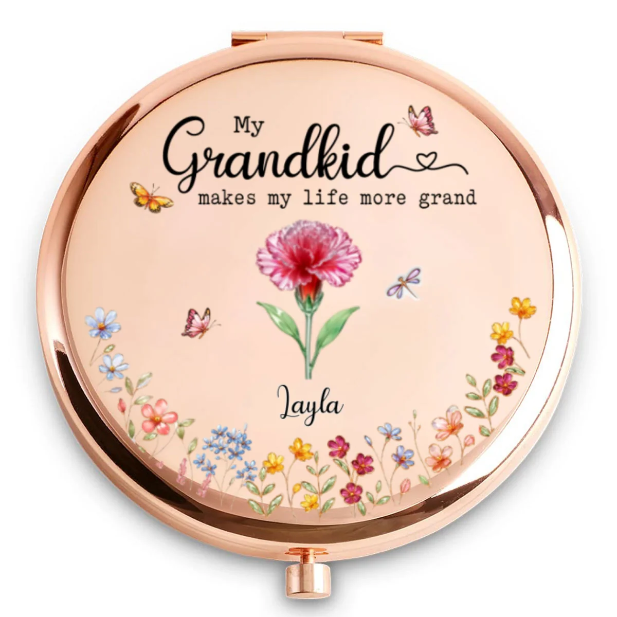Make Life More Grand With Lovely Kids - Personalized Custom Compact Mirror - Image 6
