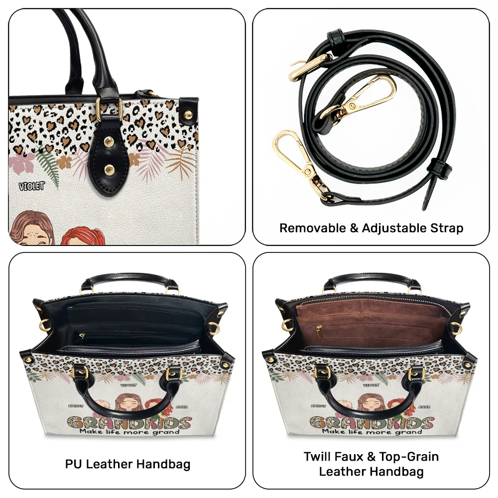 Makes Life More Grand - Personalized Custom Leather Bag - Image 9