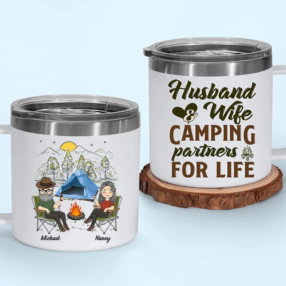 Making Memories - Personalized Custom 14oz Stainless Steel Tumbler With Handle - Image 2