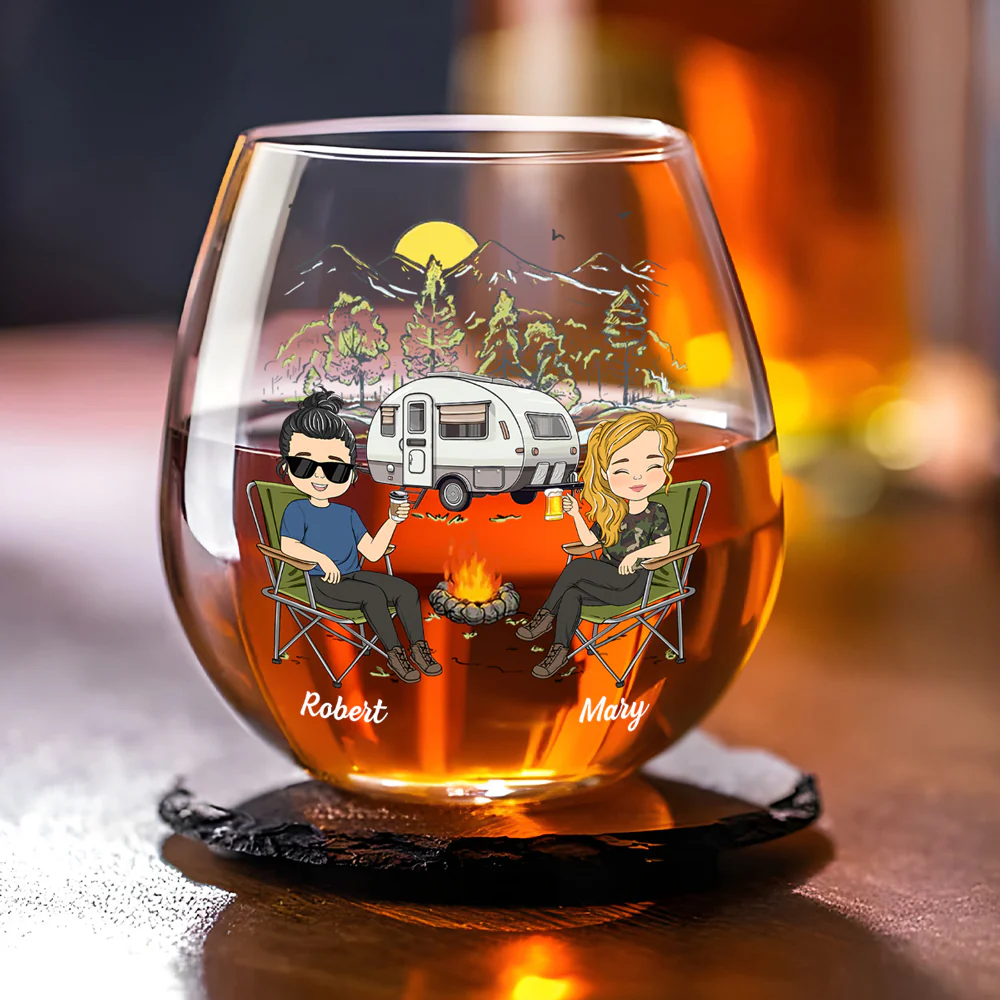 Making Memories - Personalized Custom Wine Glass - Image 2