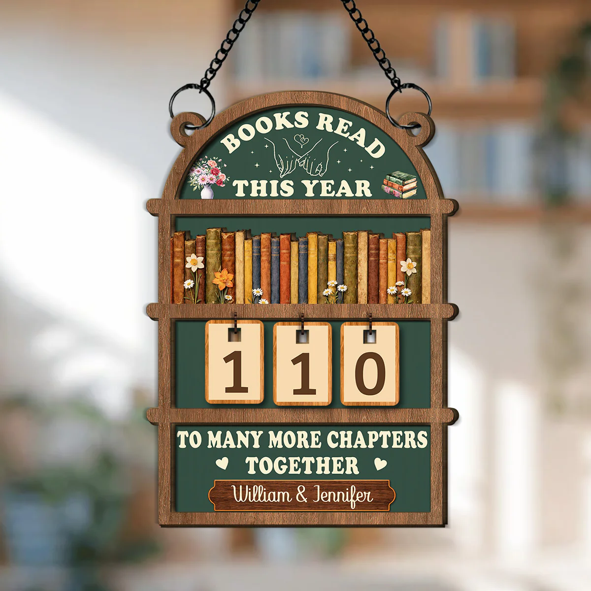 Many More Chapters Together - Personalized Custom Tracker Sign