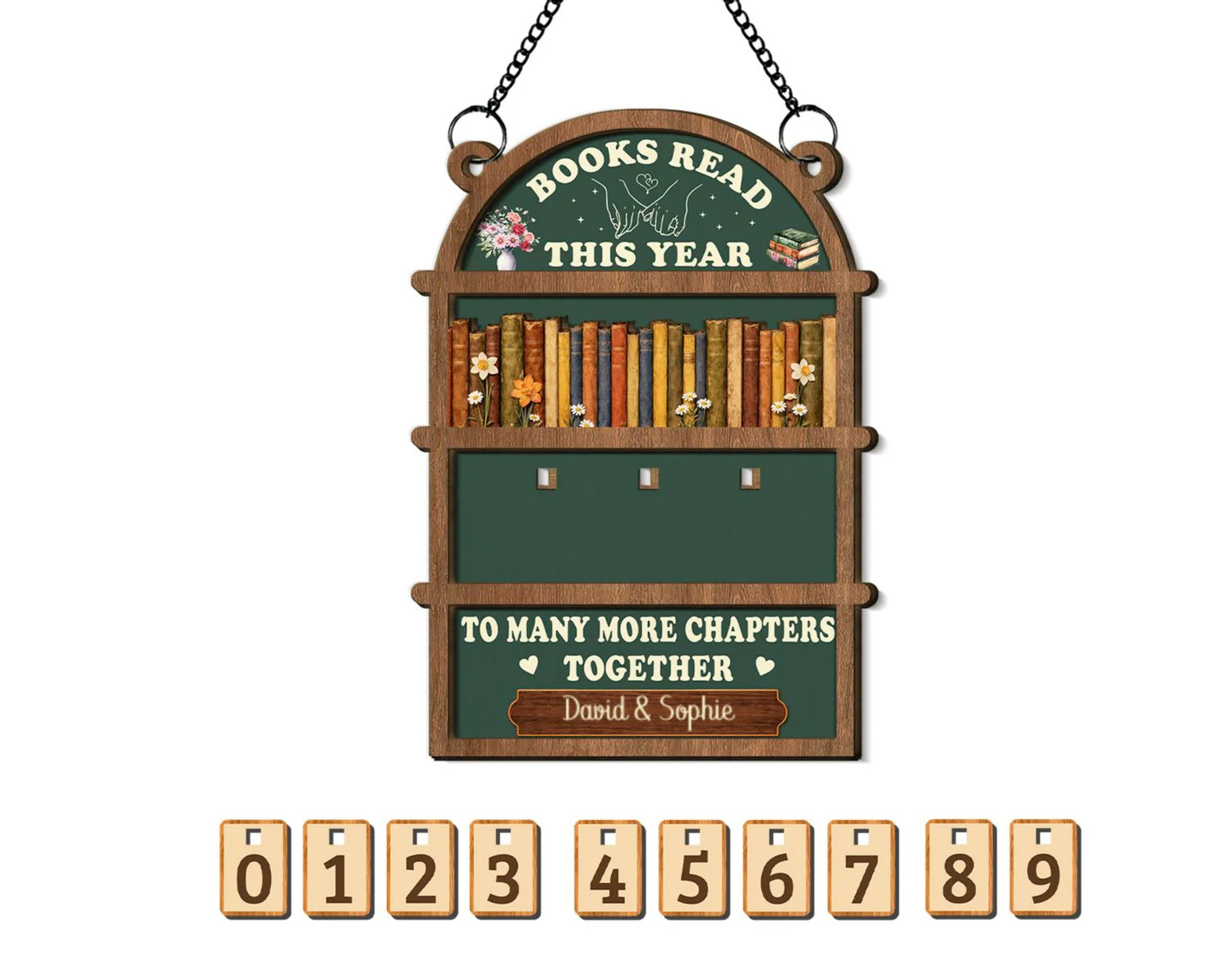 Many More Chapters Together - Personalized Custom Tracker Sign - Image 6