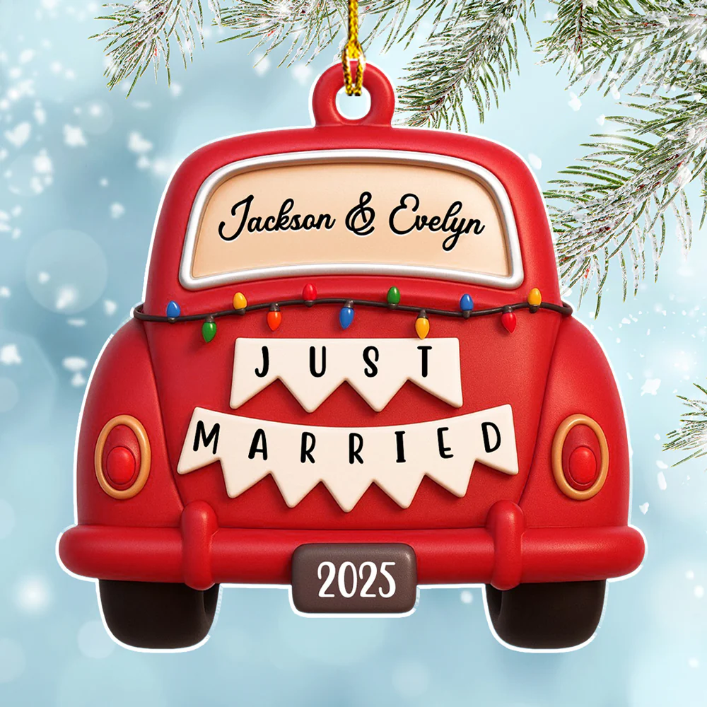 Marry Me - Personalized Custom Acrylic Ornament - Image 4