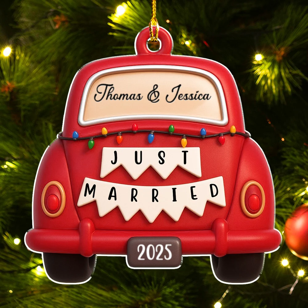 Marry Me - Personalized Custom Acrylic Ornament - Image 6