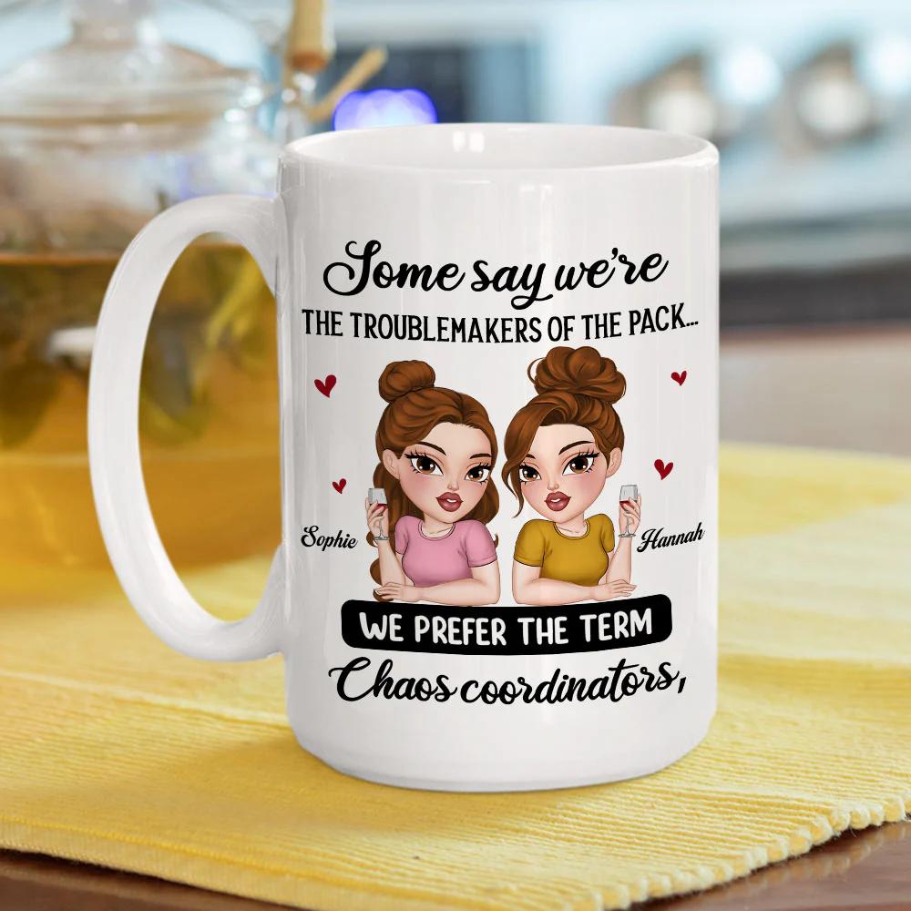 Masterminds Of Delightful Disorder - Personalized Custom Mug - Image 4