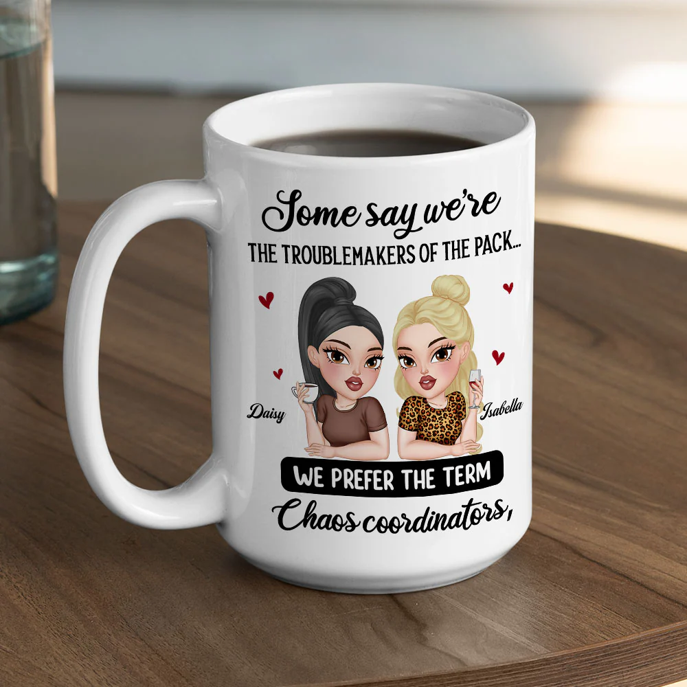Masterminds Of Delightful Disorder - Personalized Custom Mug - Image 5