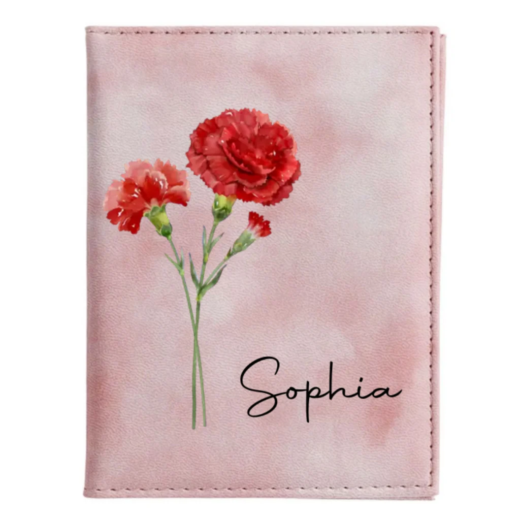 May You Blossom Like A Flower - Personalized Custom Passport Cover - Image 6