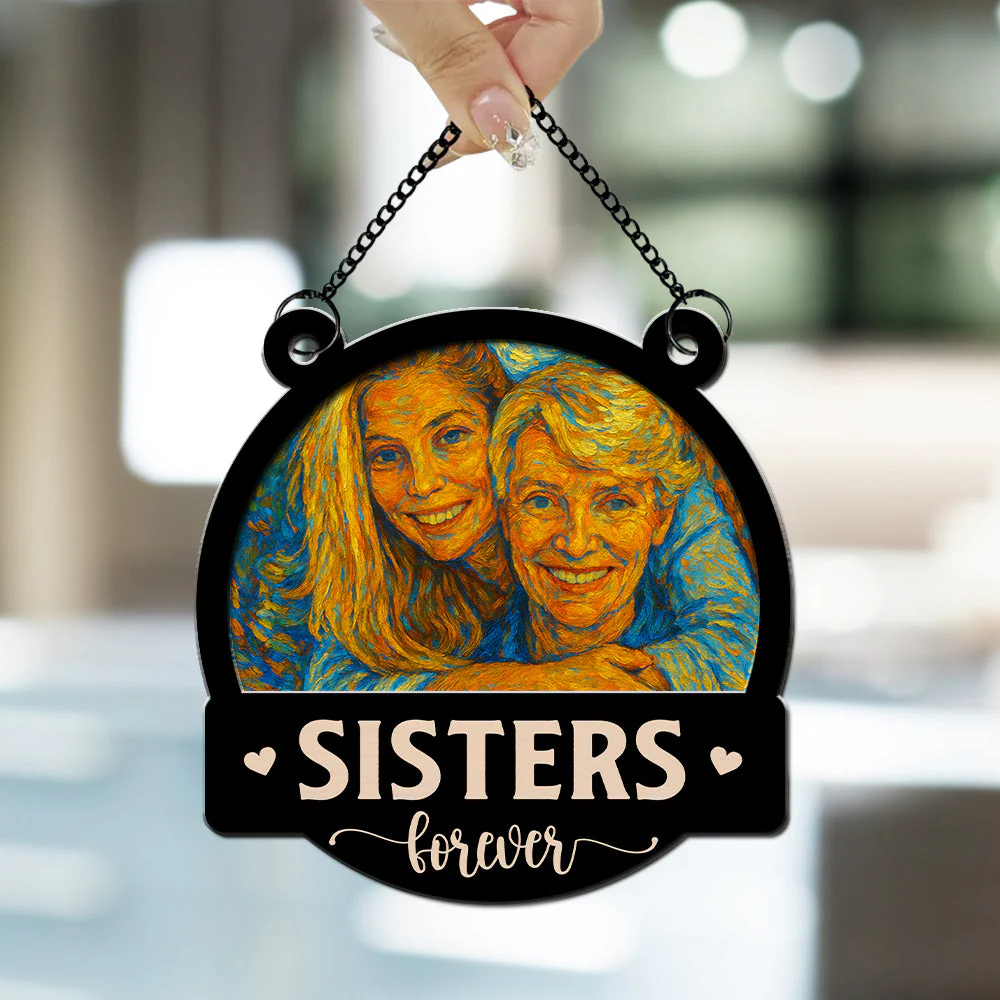 Me And My Bestie Got This - Personalized Custom Suncatcher - Image 3