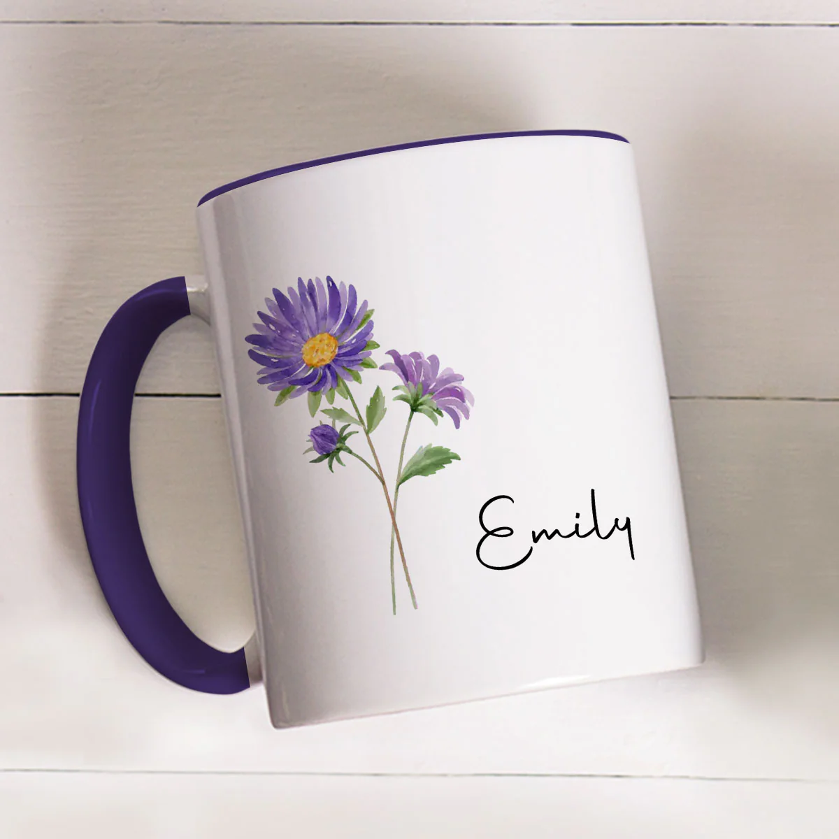 Me And My Better Half - Personalized Custom Accent Mug - Image 4
