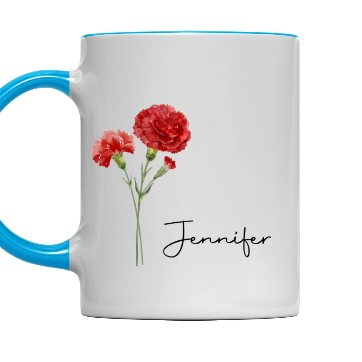 Me And My Better Half - Personalized Custom Accent Mug - Image 8