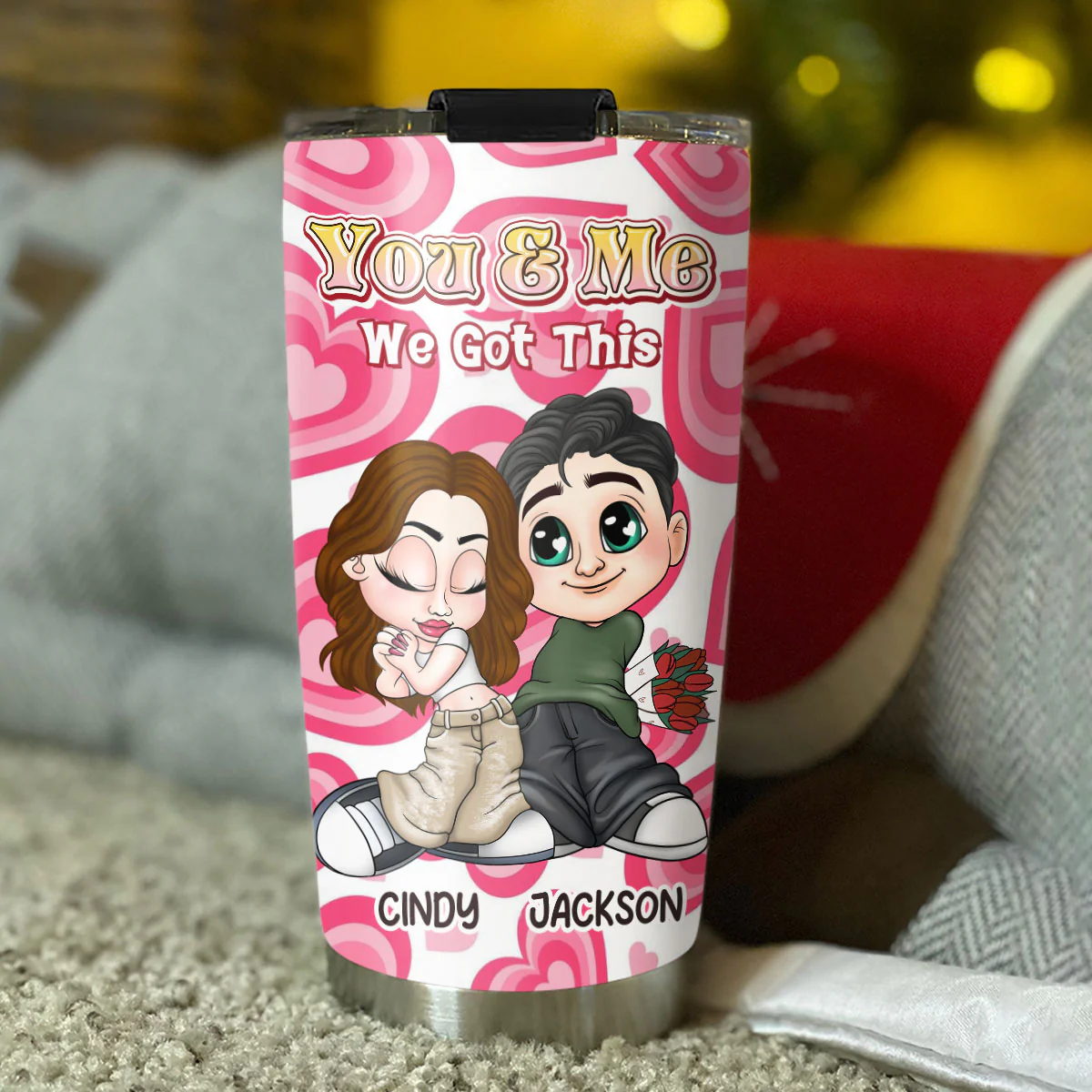 Me And You - Personalized Custom Tumbler - Image 3