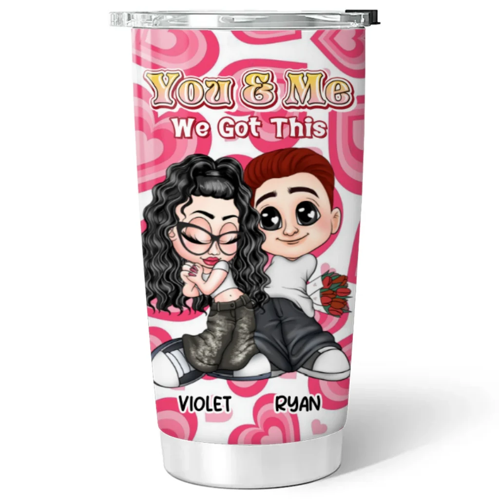 Me And You - Personalized Custom Tumbler - Image 6