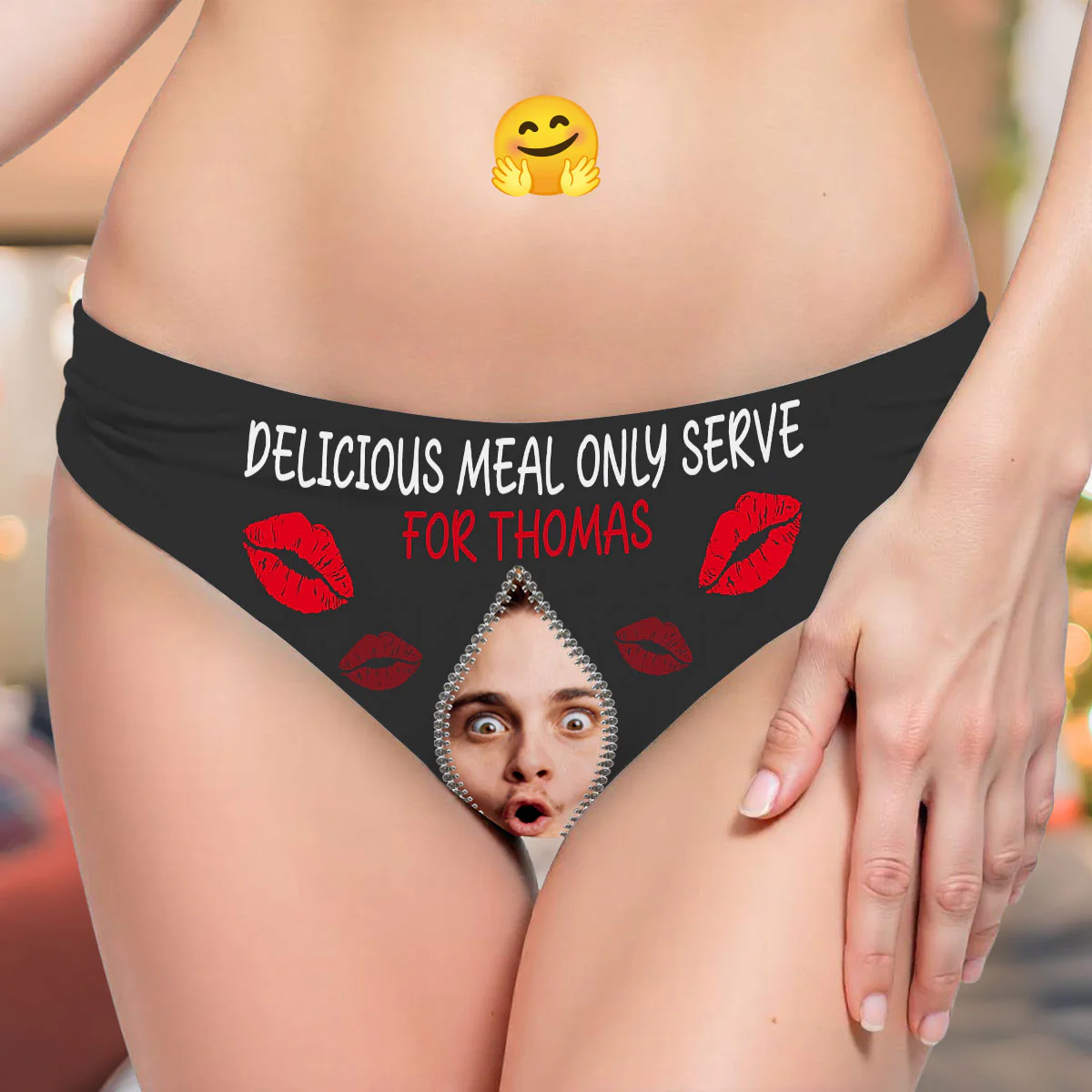 Meal For Him - Personalized Women Briefs - Image 4