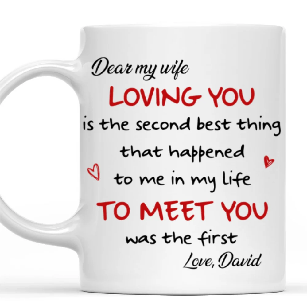 Meet You - Personalized Custom Coffee Mug - Image 8