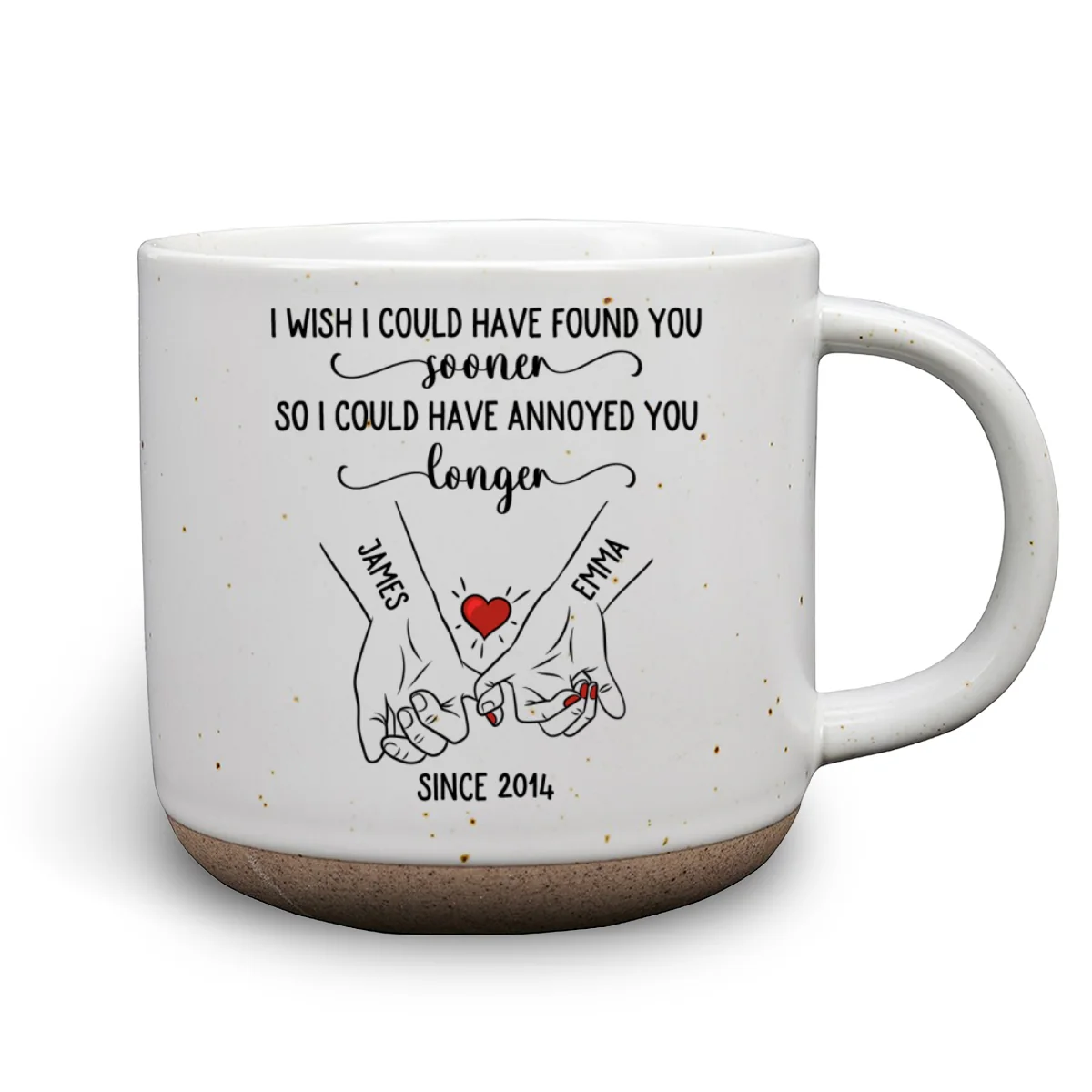 Meet You Sooner - Personalized Custom Pottery Mug - Image 7