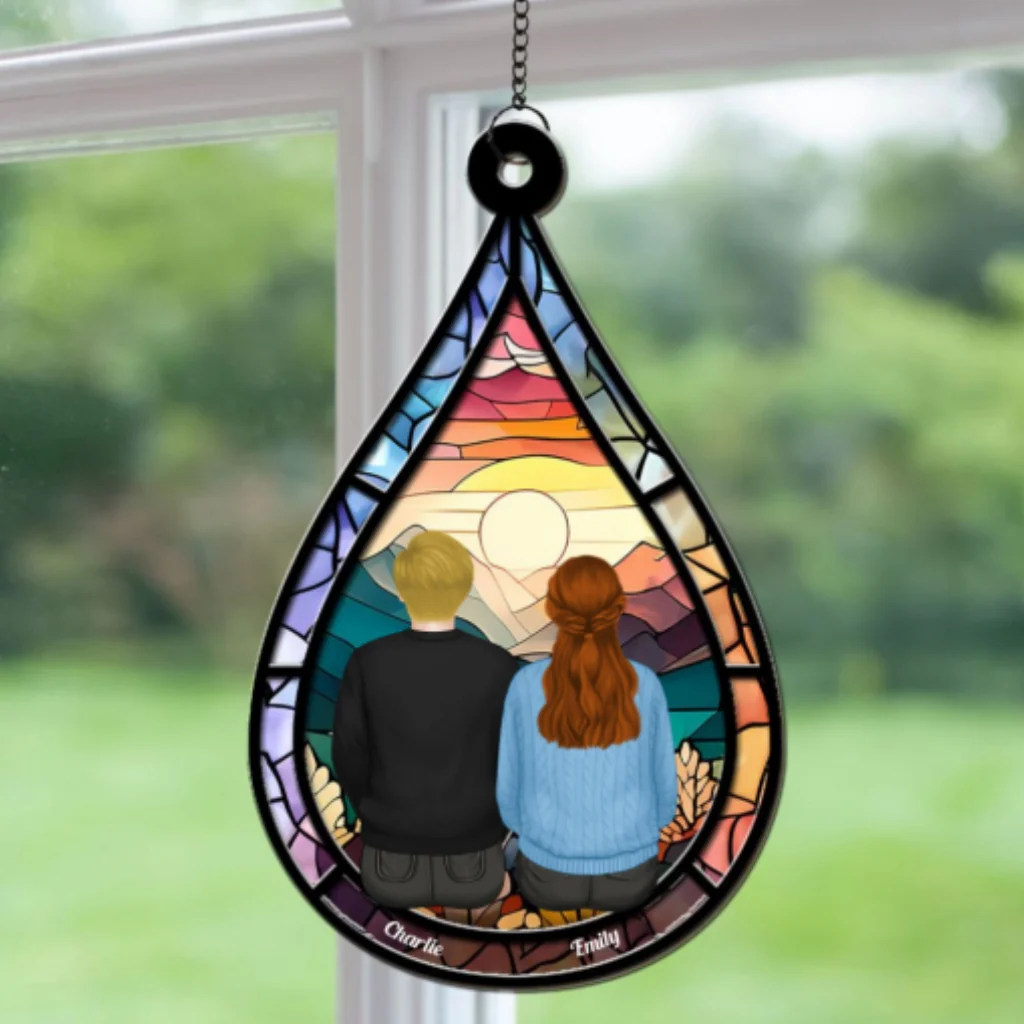 Memorial Teardrop Gift - Personalized Custom Suncatcher - Image 5