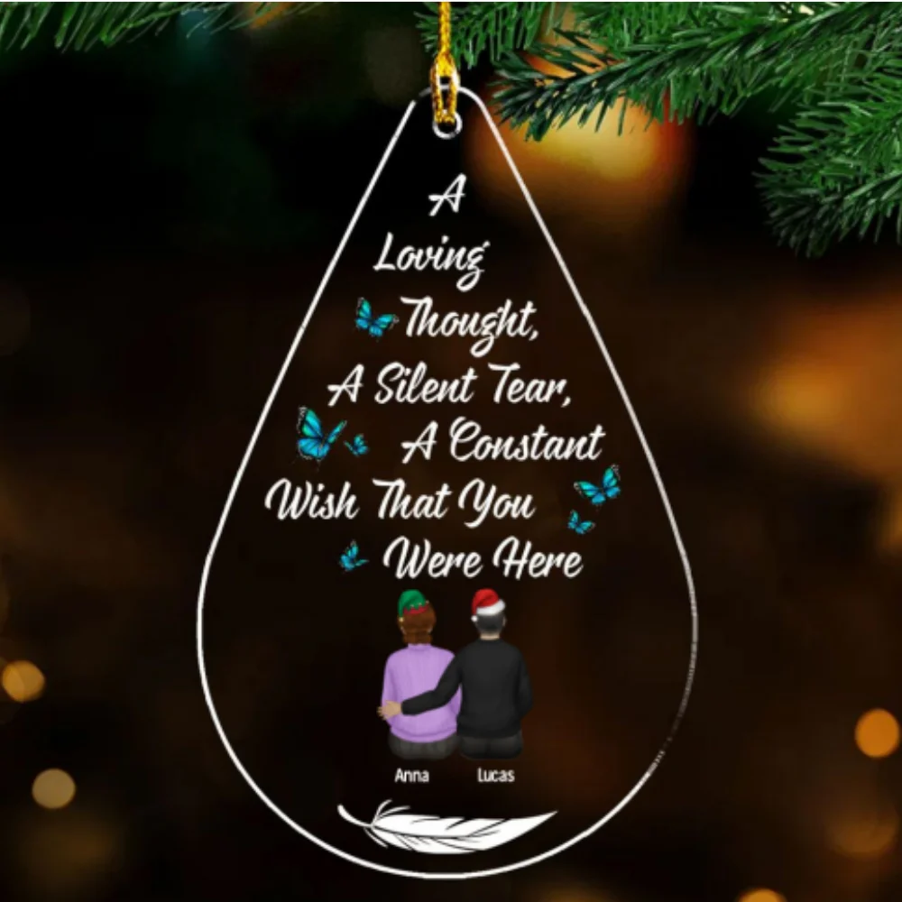 Memories Too Beautiful To Forget - Personalized Custom Acrylic Ornament - Image 5